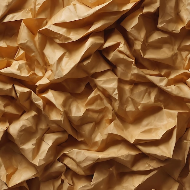 Crumpled paperboard