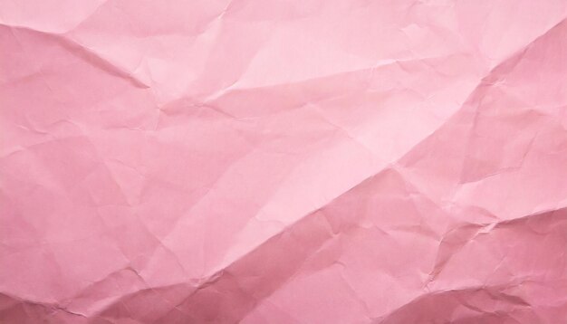 Crumpled pink papers background