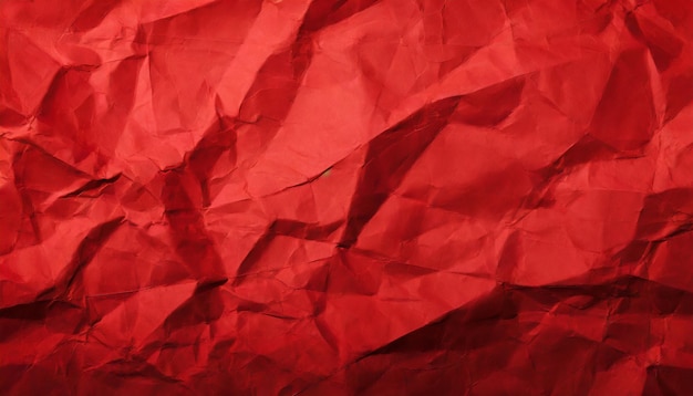 crumpled red paper background