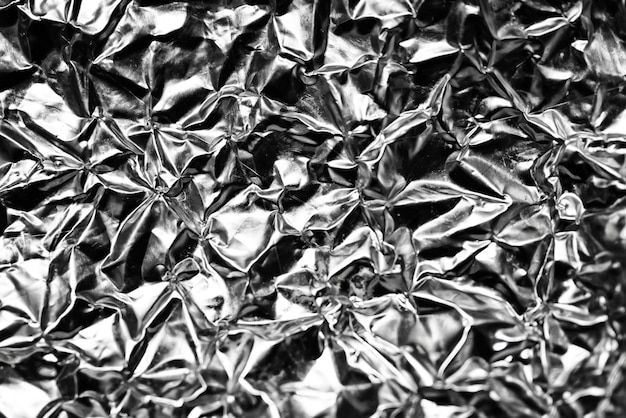 Crumpled silver gray background