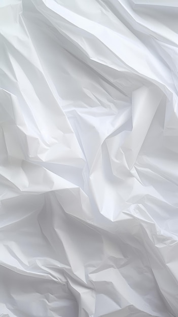 crumpled white paper picture generative AI