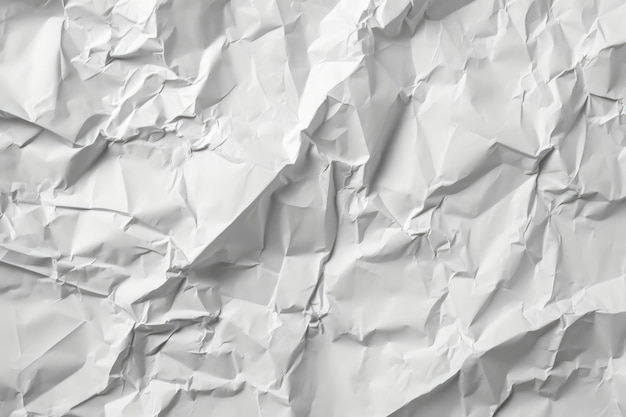 Crumpled White Paper Texture Map