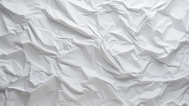 Crumpled white paper texture pattern Rough grunge old blank White clean crumpled paper background Cr