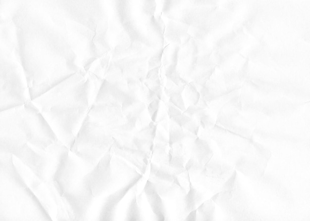 crumpled white paper texture