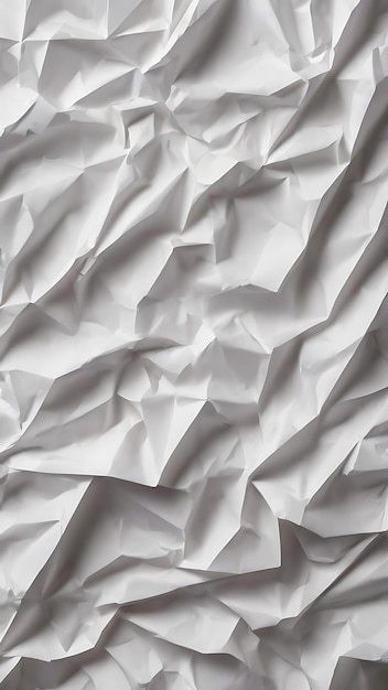 Crumpled white paper textured background wallpaper