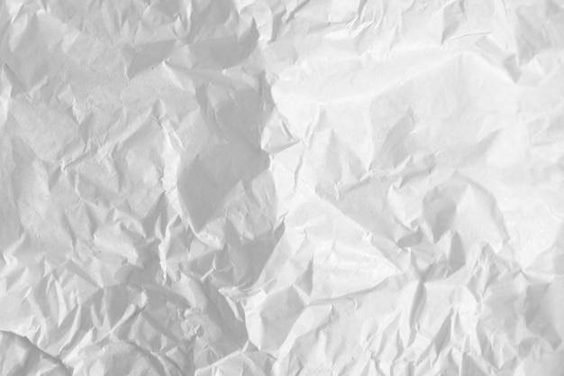 Crumpled White Paperboard