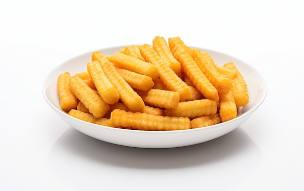 Photo crunchy baby corn isolated