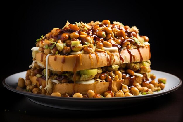 Photo crunchy peanuts dabeli best dabeli image photography