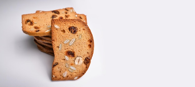 Crunchy Rusk of Toast voor een gezond leven Traditioneel biscuit toastbrood crunchy toast