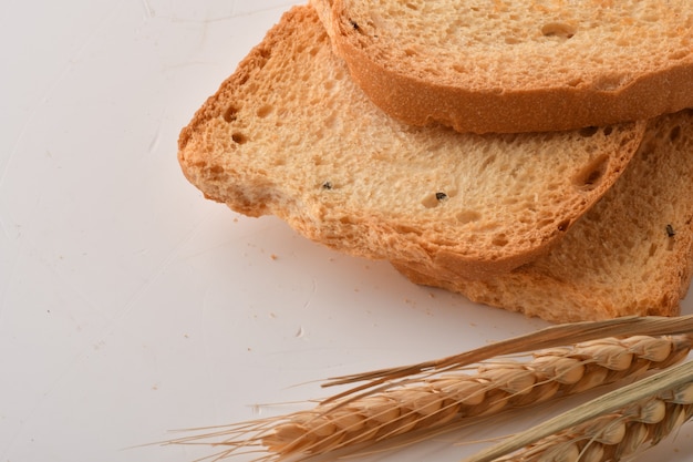 Crunchy Rusk or Toast for healthy life