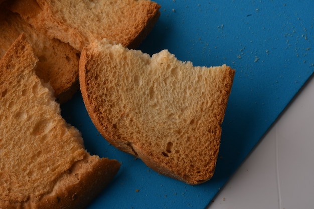 Crunchy Rusk or Toast for healthy life