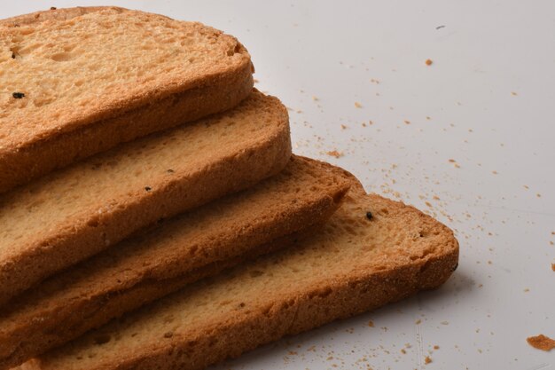 Crunchy Rusk or Toast for healthy life