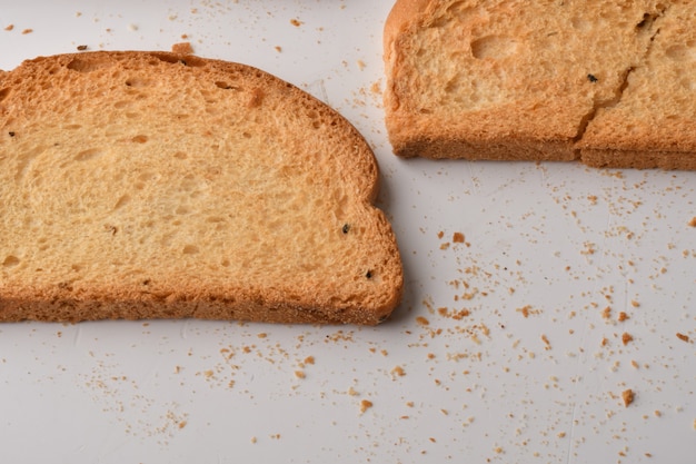 Crunchy Rusk or Toast for healthy life