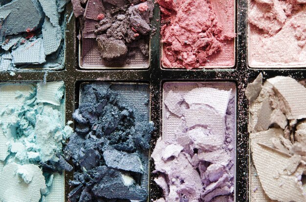 Crushed eyeshadow palette