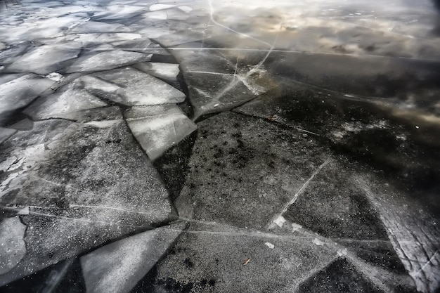 crushed ice glass barst achtergrond, abstracte seizoensgebonden achtergrond, stukjes ijs crushed sharp overlay