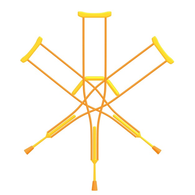crutches medical walking sticks for rehabilitation of broken leg