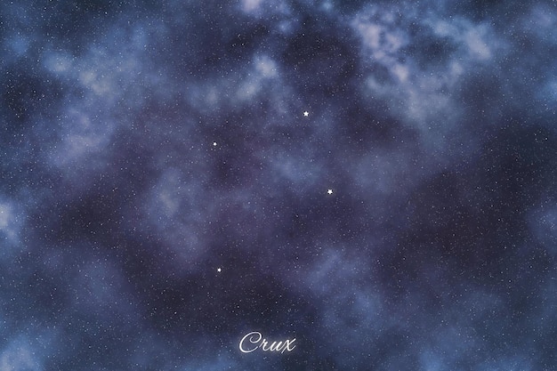 Crux star constellation Brightest Stars Crucis