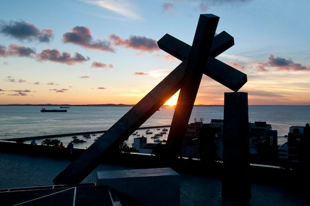 Cruz Caída (herfstkruis), Sé-plein, Salvador de Bahia, Brazilië