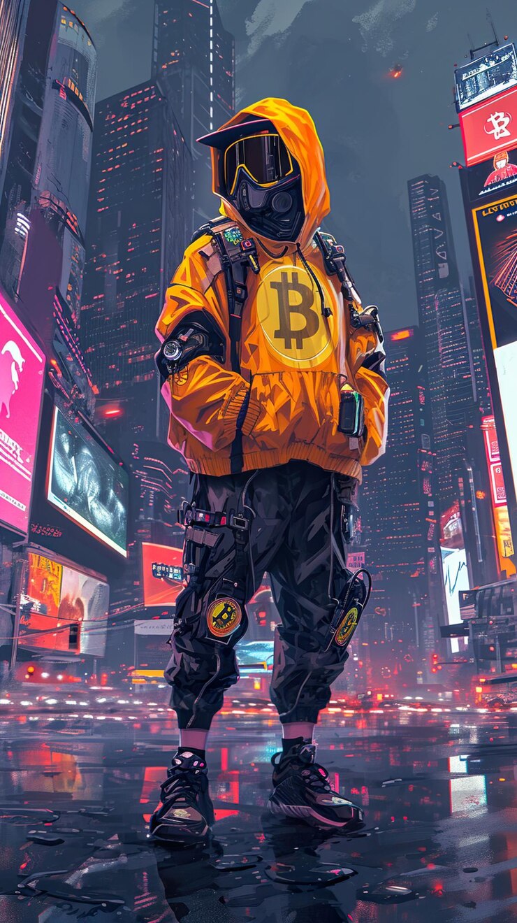 Photo crypto currency token like bitcoin visual design artwork