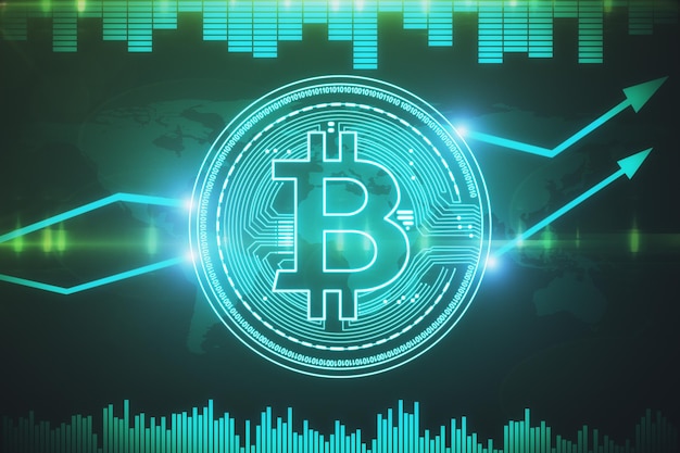 Cryptocurrency en e-business concept