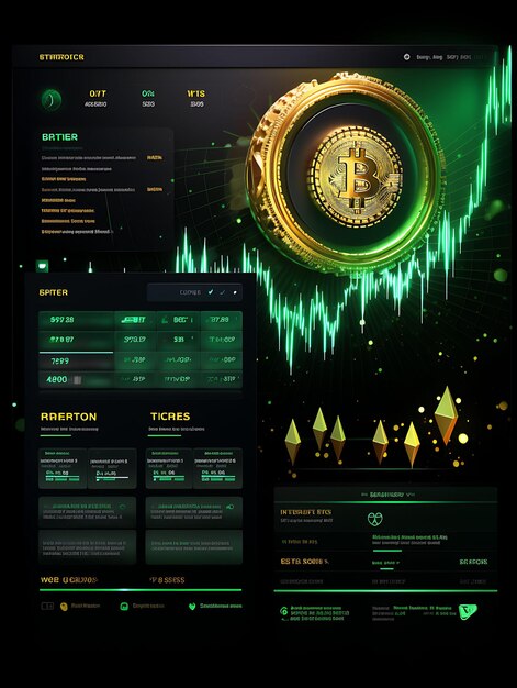 Cryptocurrency Staking Platform With Reward Focused Decorati Illustration Creative Background Idea