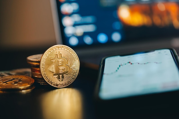 Cryptocurrency trading using your phone or laptop Exchange charts