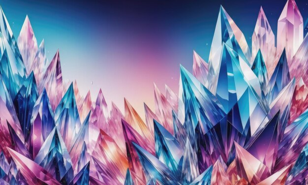 Photo crystal abstract background