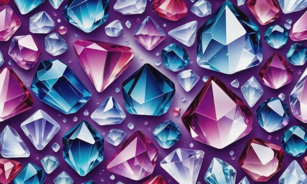 Crystal abstract background