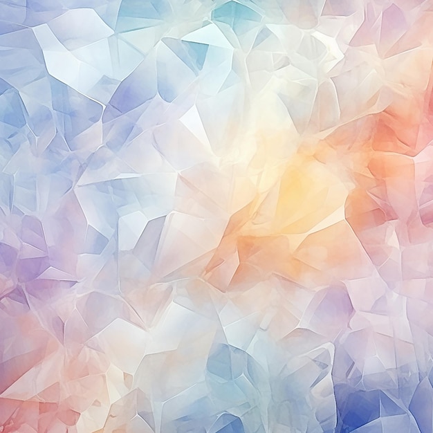 Crystal Background with Lifelike Kodachrome Tones Intricate Top