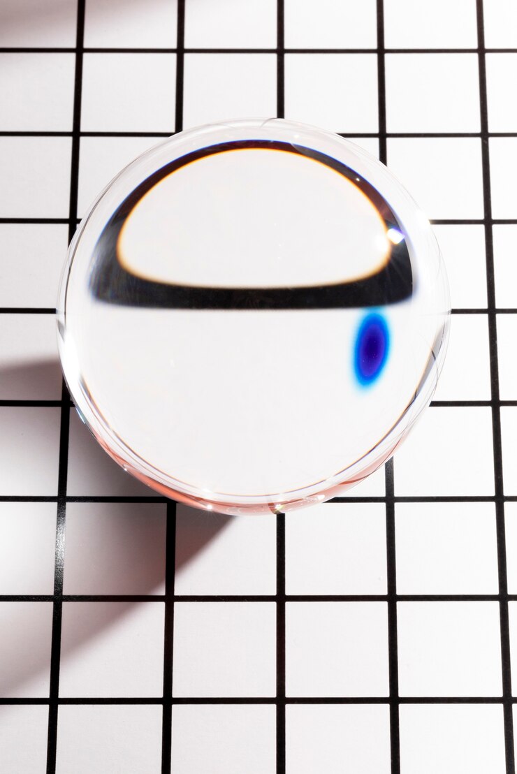 Photo crystal ball high angle