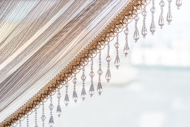 Photo crystal beads for decorating curtains