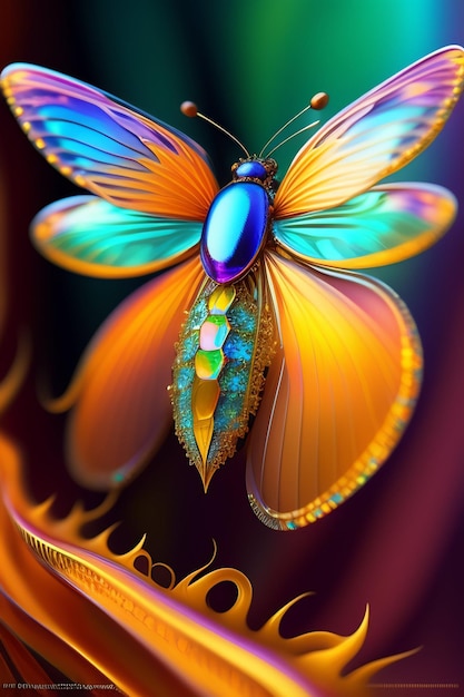 Crystal Butterfly art