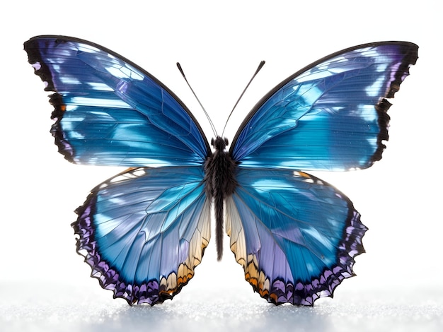 Photo crystal cascade butterfly