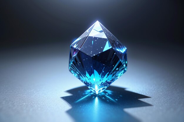 Crystal clear colorful gem diamond cut transparent crystal wallpaper background photography