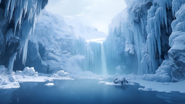 Кристальные скалы Эфирный блеск замороженных водопадов