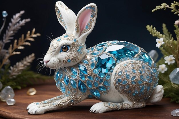 Photo crystal cottontail