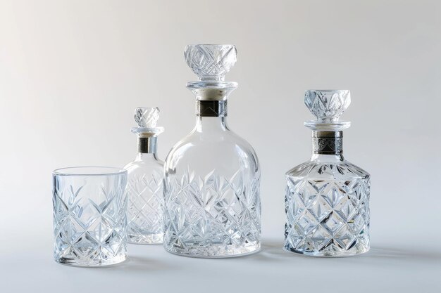 Photo crystal decanter set photo on white isolated background ar 32 v 6 job id 3df3854244004cd8aa82cde8789