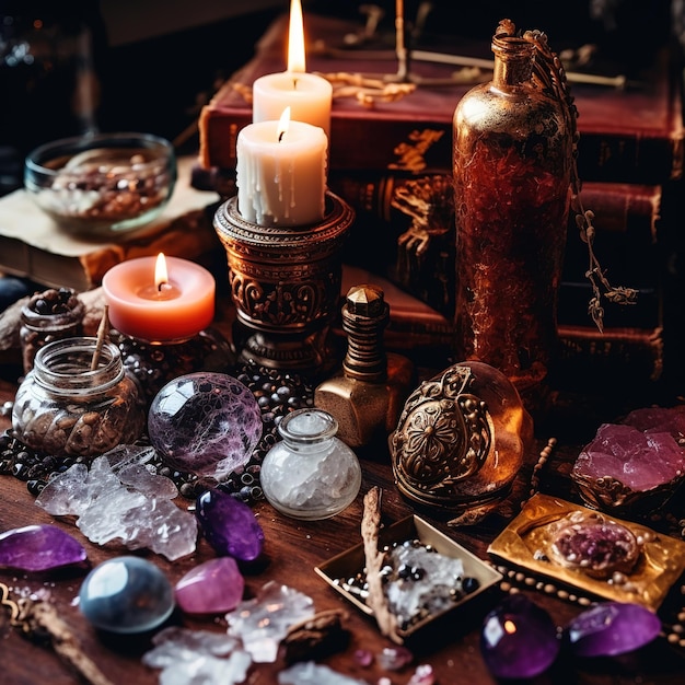 crystal healing spiritual ritual