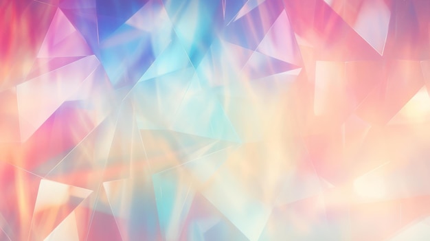Crystal rainbow prism light effect background overlay pattern design