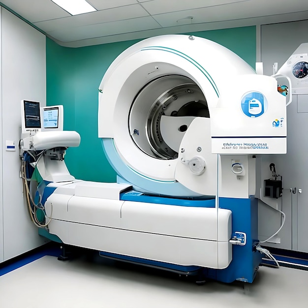 Photo ct scan machine in hospital