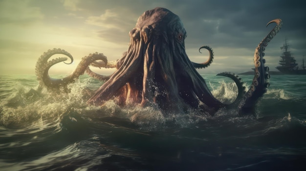 Cthulhu sea monster