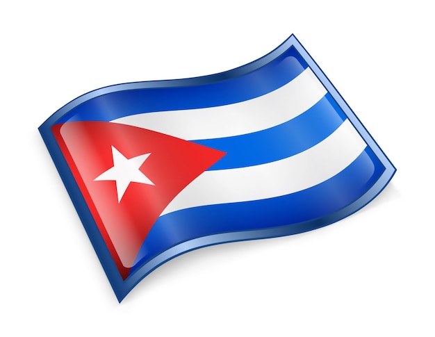 Photo cuba flag icon