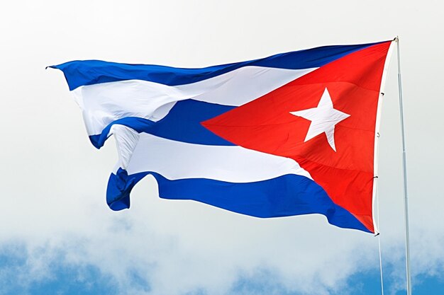 Photo cuban flag