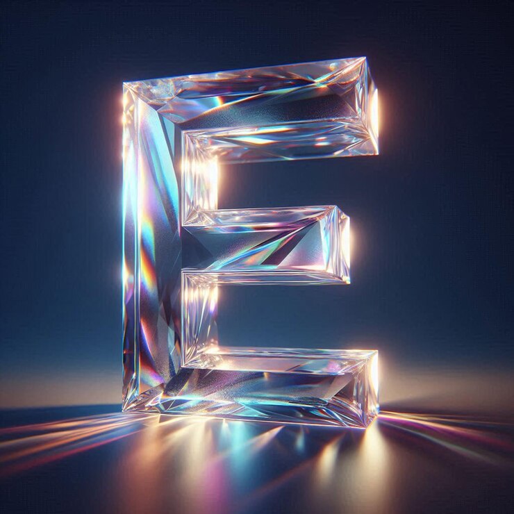 Photo a cube that has the number e on it