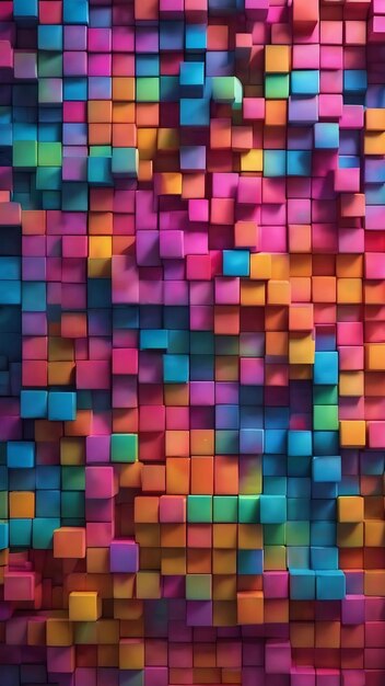 Cube wall background