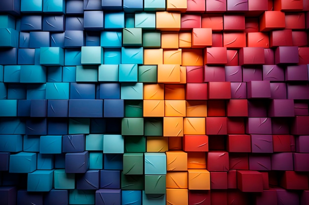 Cubes cubes backgroundgenerative ai