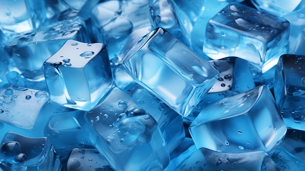 Cubes of ice cubes