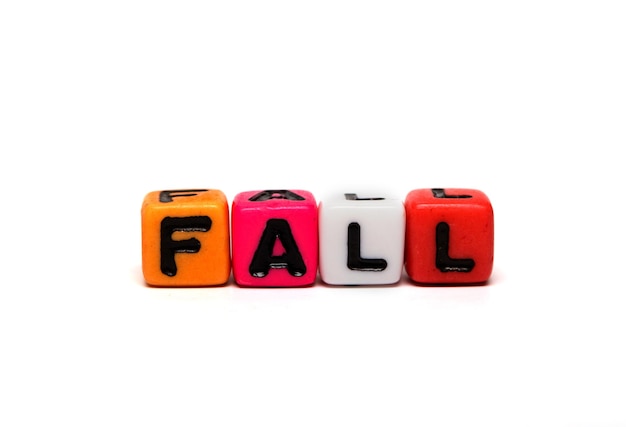 Cubes with letters