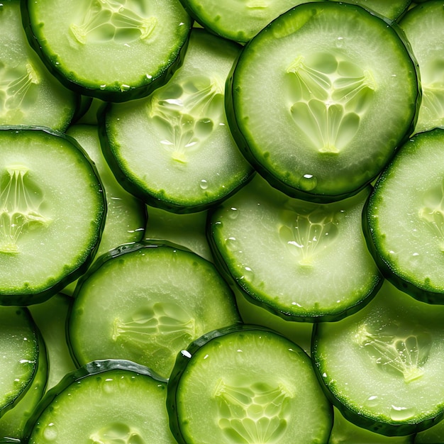 Cucumber as seamless tiles