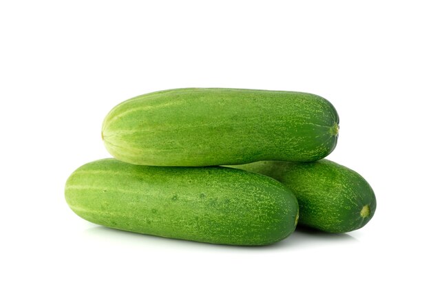 Cucumber isolated on white background